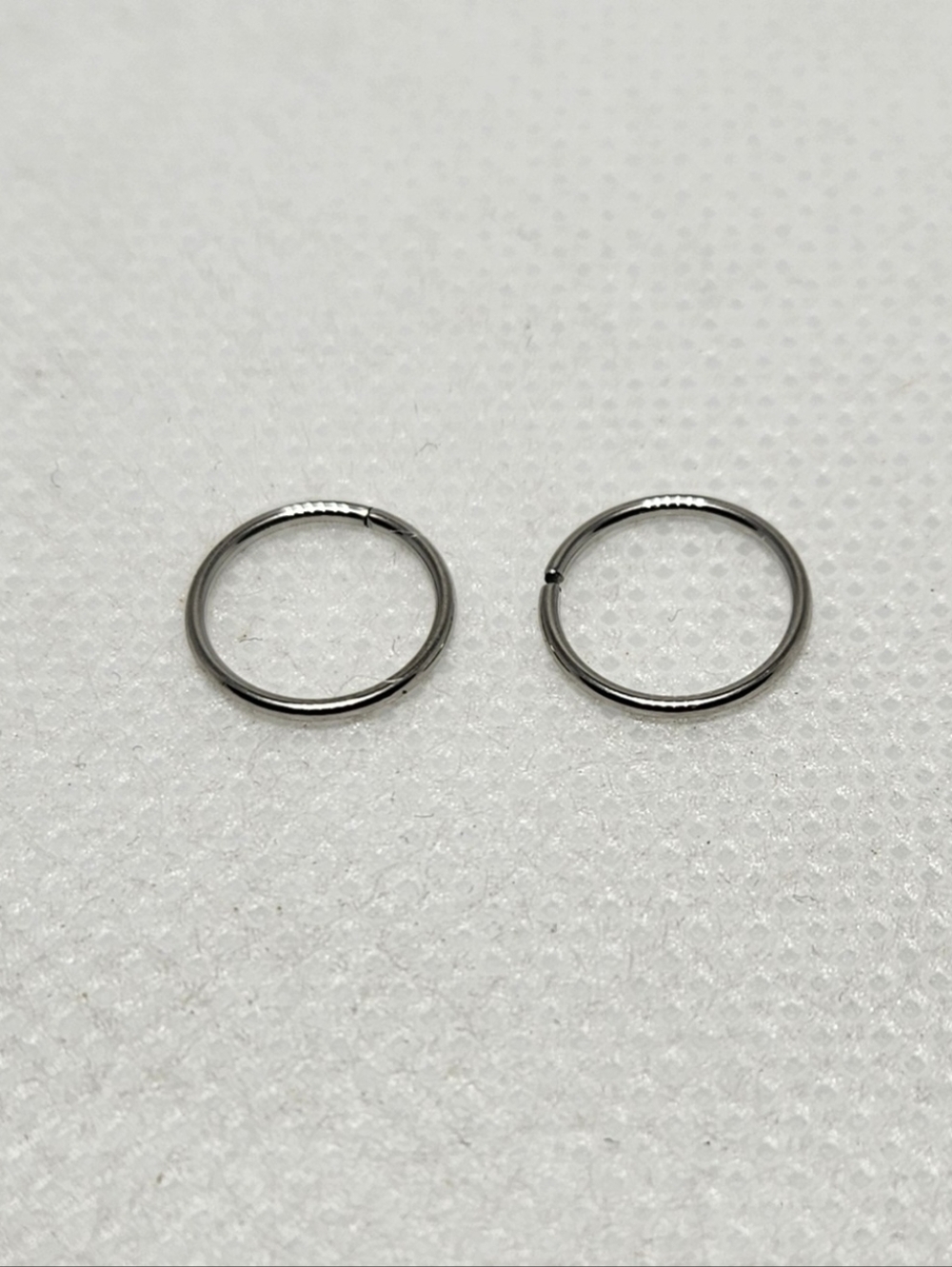 2 Nose Rings Hoop 20GA -0.8mm Annealed Surgical Steel 5/16" Body Jewelry